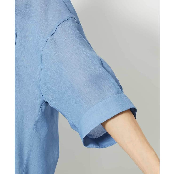 バンドカラーシアーブラウス | MICHEL KLEIN | 詳細画像38 