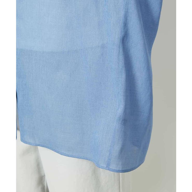 バンドカラーシアーブラウス | MICHEL KLEIN | 詳細画像39 