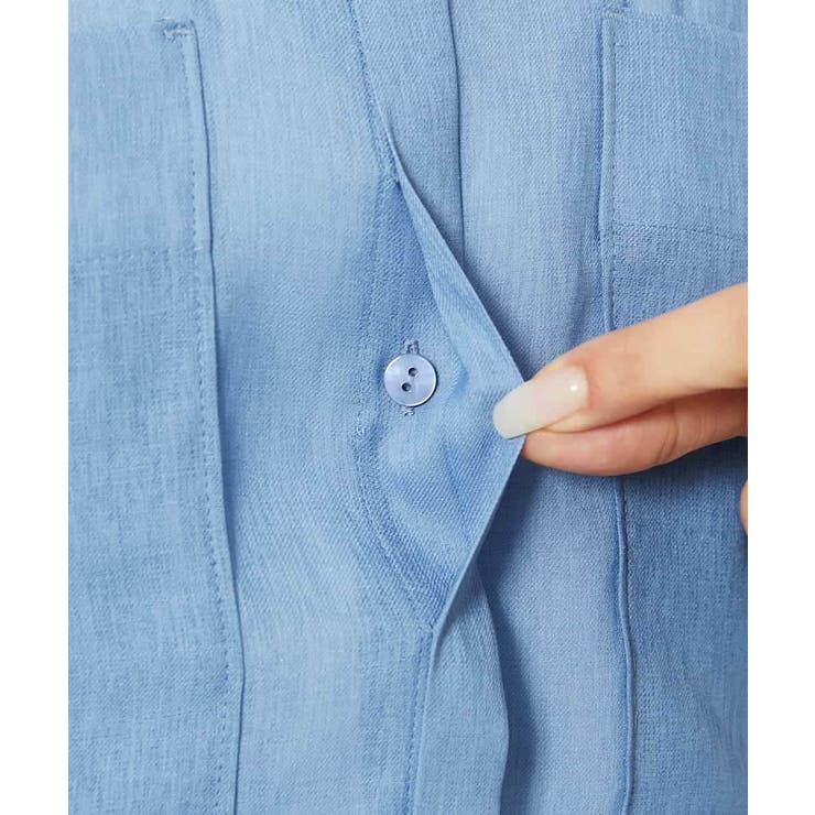 バンドカラーシアーブラウス | MICHEL KLEIN | 詳細画像40 