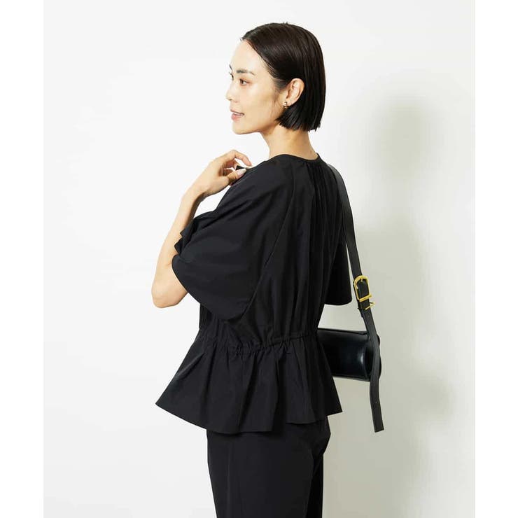 ［セットアップ対応/2WAY]ウエストマークギャザーブラウス | MICHEL KLEIN | 詳細画像14 