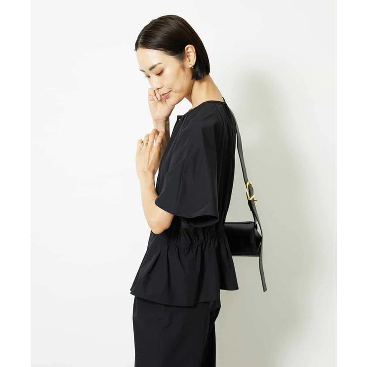 ［セットアップ対応/2WAY]ウエストマークギャザーブラウス | MICHEL KLEIN | 詳細画像15 