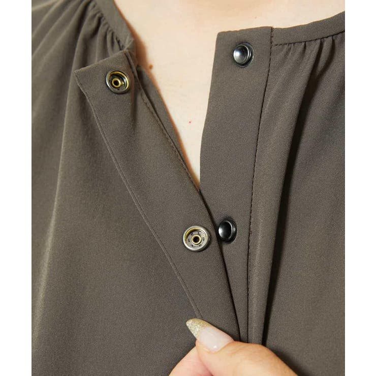 ［セットアップ対応/2WAY]ウエストマークギャザーブラウス | MICHEL KLEIN | 詳細画像28 