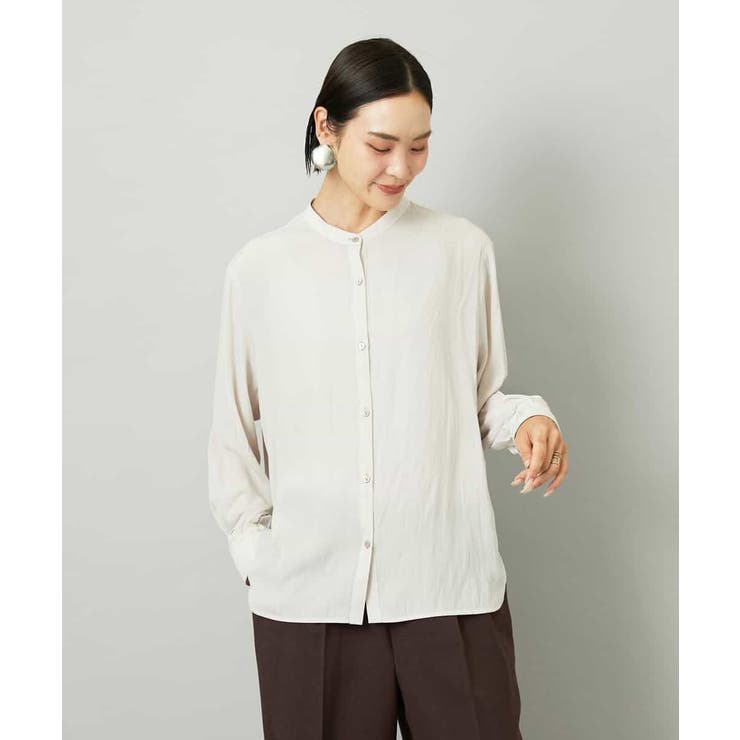 ベージュ | [3WAY]カシュクールドビーブラウス | MICHEL KLEIN