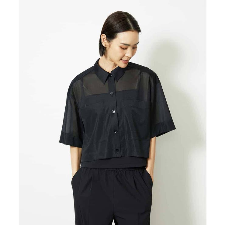 ブラック | ダブルポケットシャツ | MICHEL KLEIN