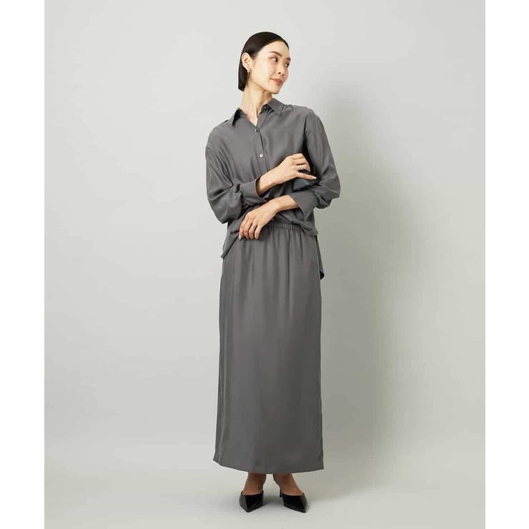 [セットアップ対応]とろみシャツ | MICHEL KLEIN | 詳細画像7 