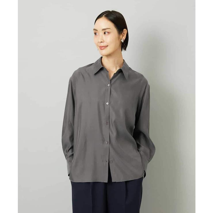 [セットアップ対応]とろみシャツ | MICHEL KLEIN | 詳細画像8 