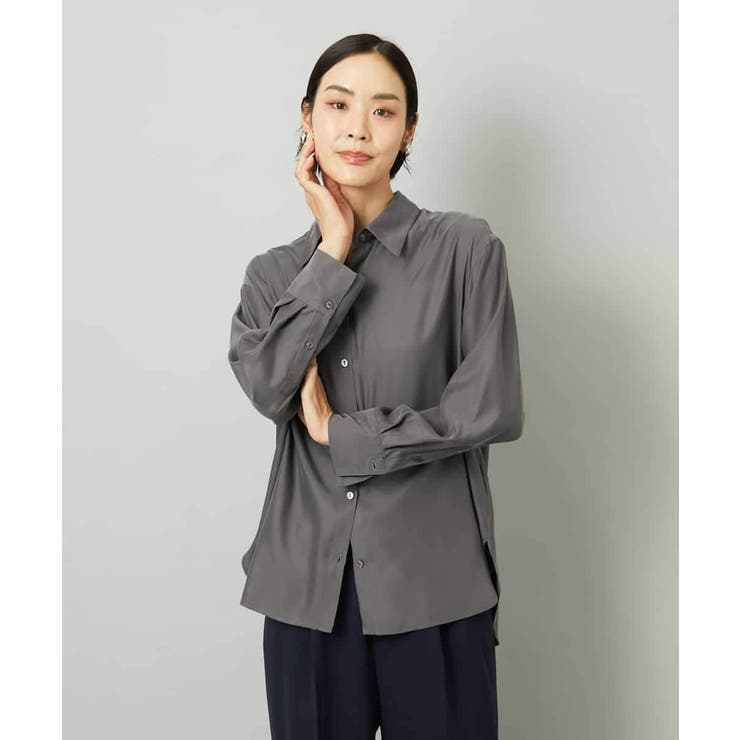 [セットアップ対応]とろみシャツ | MICHEL KLEIN | 詳細画像9 