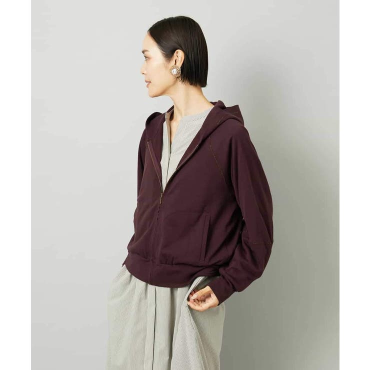 シアー裏毛アクセントラメパーカー | MICHEL KLEIN | 詳細画像11 