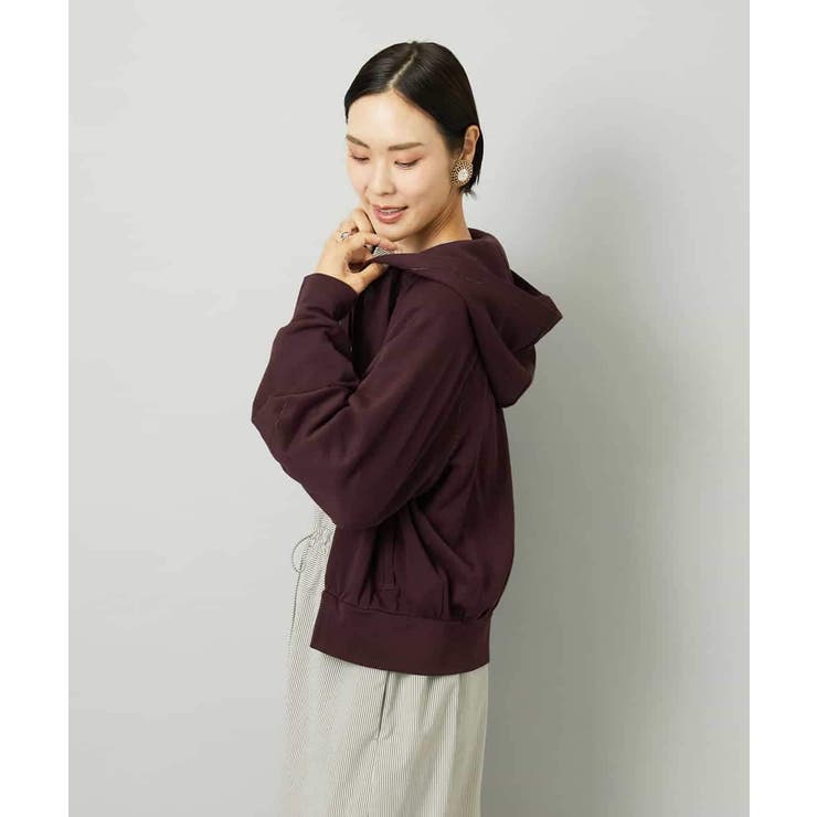 シアー裏毛アクセントラメパーカー | MICHEL KLEIN | 詳細画像12 