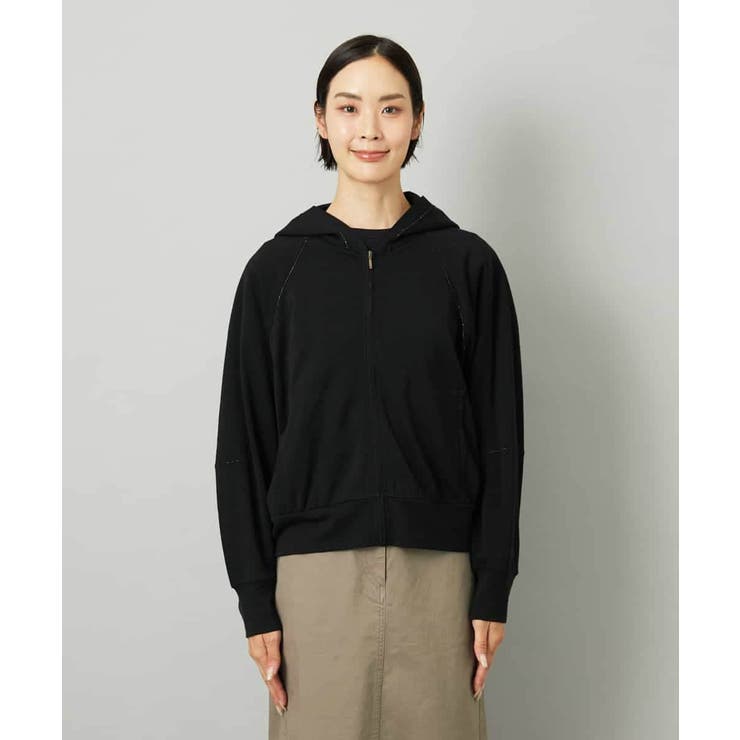 シアー裏毛アクセントラメパーカー | MICHEL KLEIN | 詳細画像19 