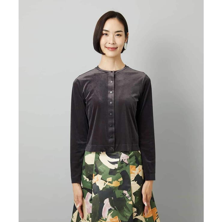 シアーベロアクルーネックカーディガン | MICHEL KLEIN | 詳細画像17 