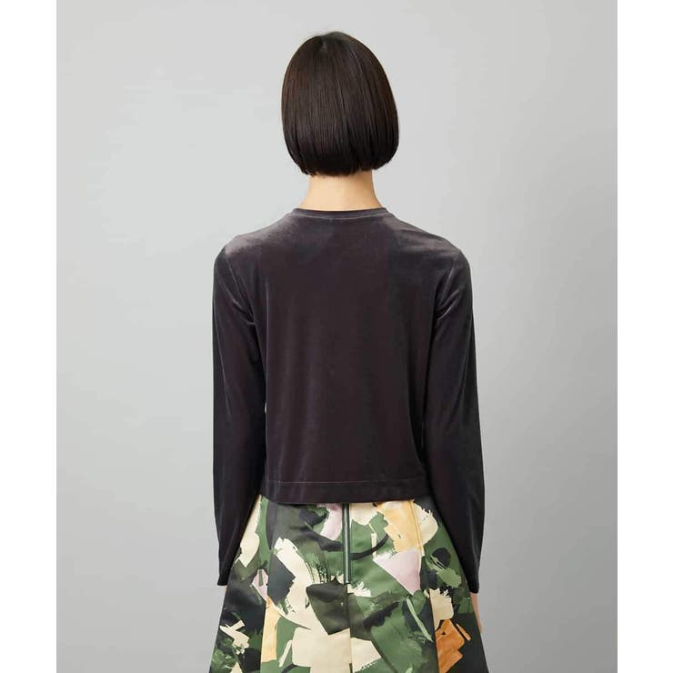 シアーベロアクルーネックカーディガン | MICHEL KLEIN | 詳細画像19 