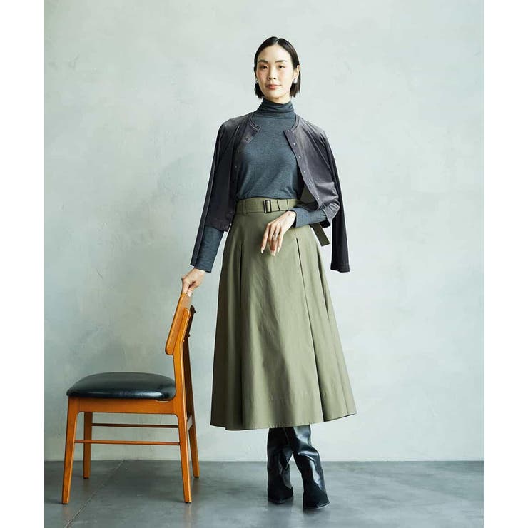 シアーベロアクルーネックカーディガン | MICHEL KLEIN | 詳細画像5 