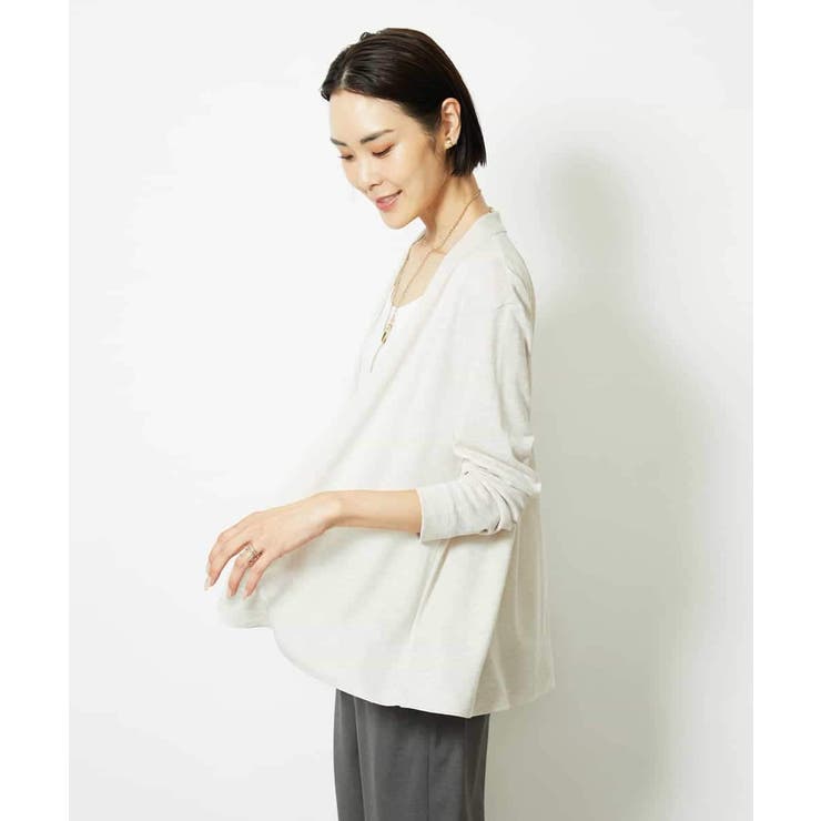 [紫外線/冷房対策に]ショートトッパーカーディガン | MICHEL KLEIN | 詳細画像8 