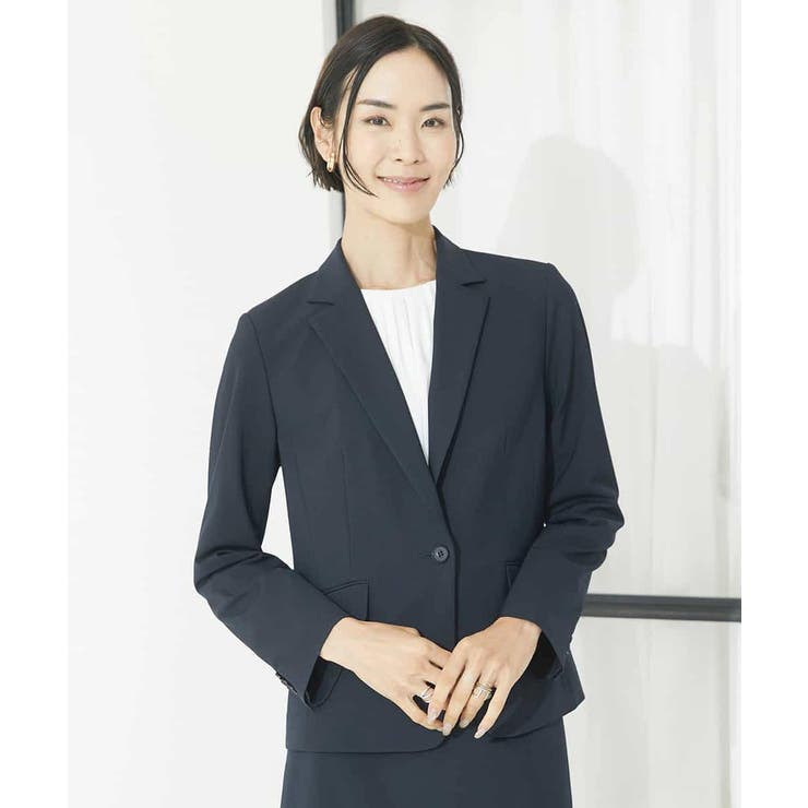 ストレッチテーラードジャケット(セットアップ対応/3サイズあり/総裏) | MICHEL KLEIN | 詳細画像13 