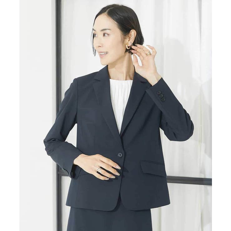 ストレッチテーラードジャケット(セットアップ対応/3サイズあり/総裏) | MICHEL KLEIN | 詳細画像14 