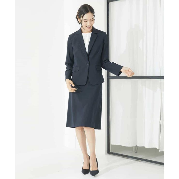 ストレッチテーラードジャケット(セットアップ対応/3サイズあり/総裏) | MICHEL KLEIN | 詳細画像17 