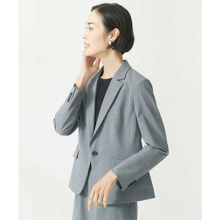 ストレッチテーラードジャケット(セットアップ対応/3サイズあり/総裏) | MICHEL KLEIN | 詳細画像2 