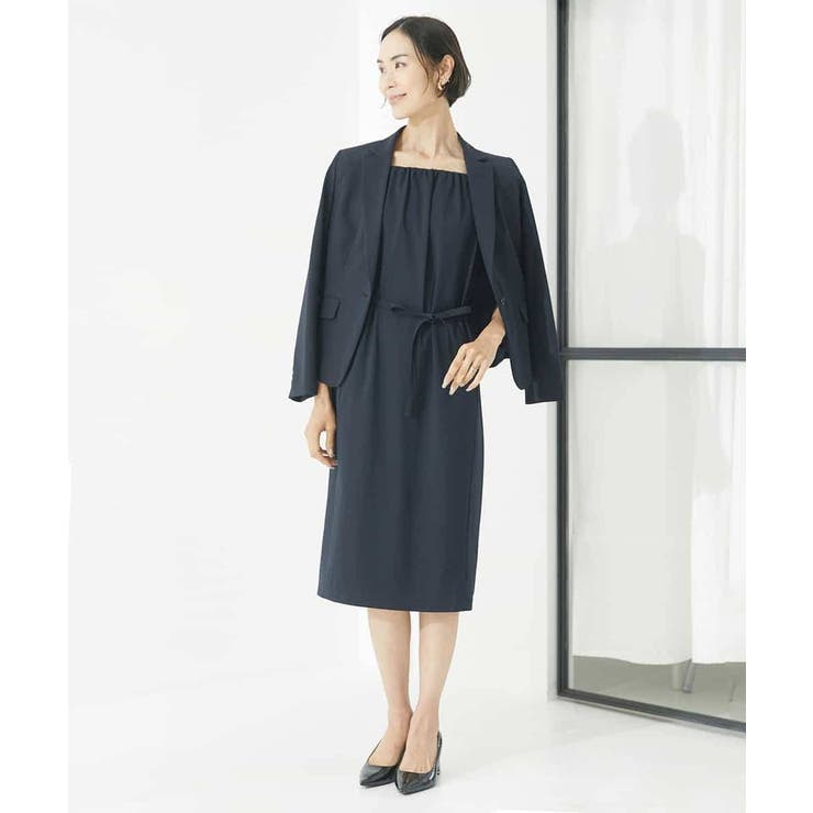 ストレッチテーラードジャケット(セットアップ対応/3サイズあり/総裏) | MICHEL KLEIN | 詳細画像21 