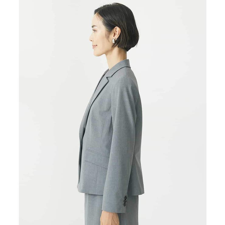 ストレッチテーラードジャケット(セットアップ対応/3サイズあり/総裏) | MICHEL KLEIN | 詳細画像23 