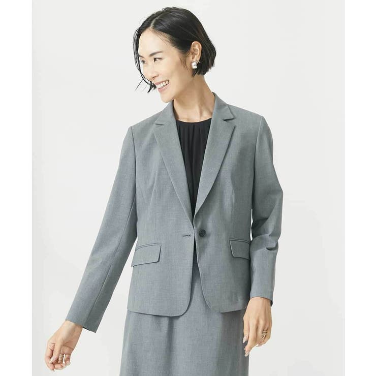 ストレッチテーラードジャケット(セットアップ対応/3サイズあり/総裏) | MICHEL KLEIN | 詳細画像5 