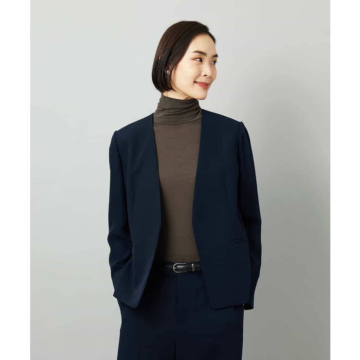 [セットアップ対応]ノーカラージャケット | MICHEL KLEIN | 詳細画像10 