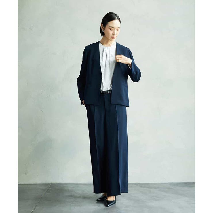 [セットアップ対応]ノーカラージャケット | MICHEL KLEIN | 詳細画像3 