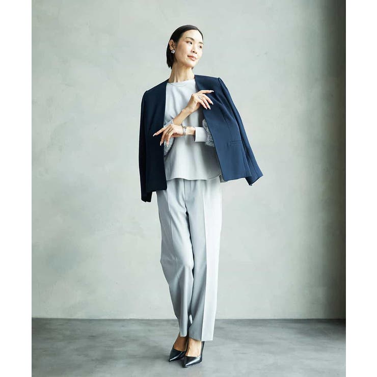 [セットアップ対応]ノーカラージャケット | MICHEL KLEIN | 詳細画像7 