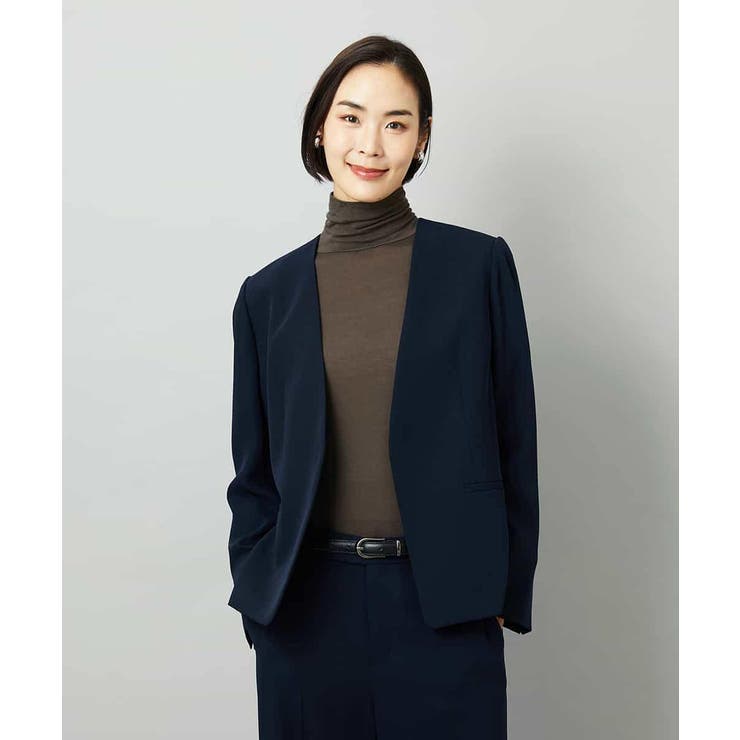 [セットアップ対応]ノーカラージャケット | MICHEL KLEIN | 詳細画像9 