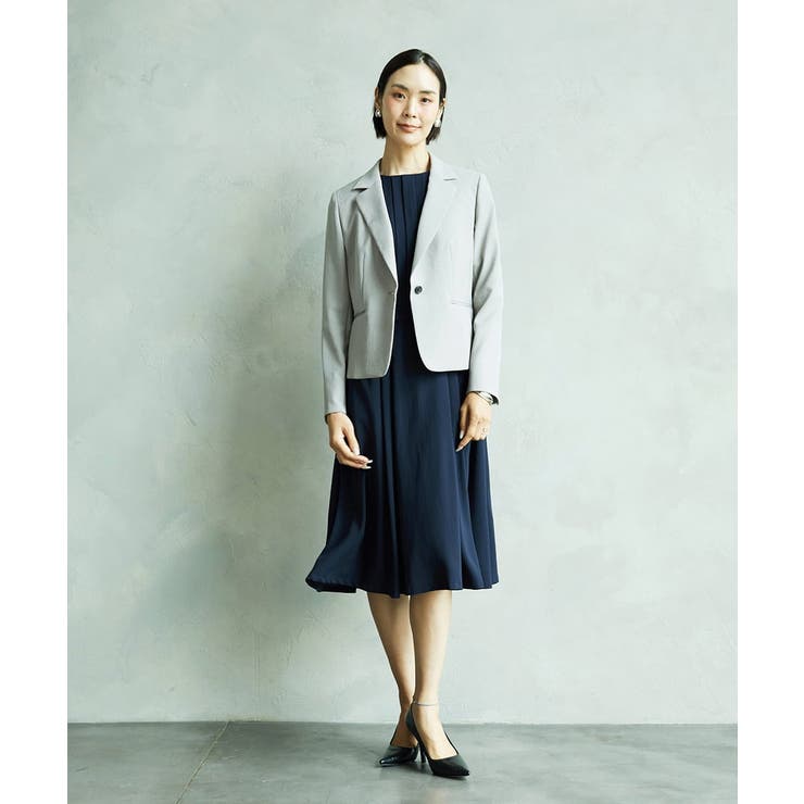 [セットアップ対応]ノーカラージャケット | MICHEL KLEIN | 詳細画像17 