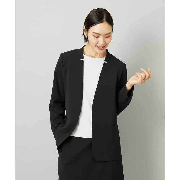 [セットアップ対応]ノーカラージャケット | MICHEL KLEIN | 詳細画像24 