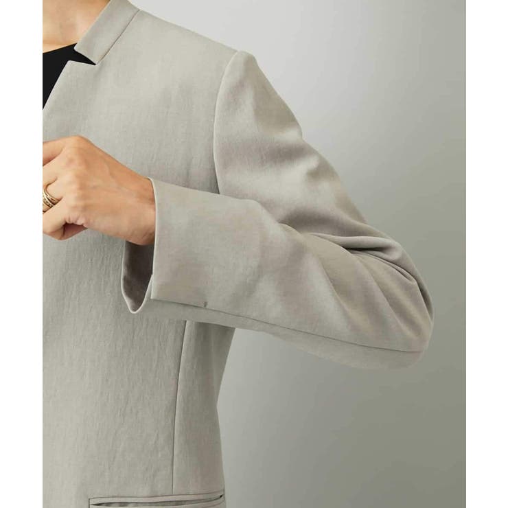 [セットアップ対応]ノーカラージャケット | MICHEL KLEIN | 詳細画像4 