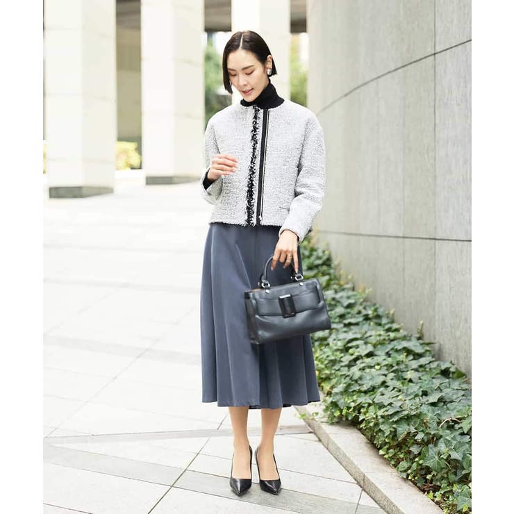 [セットアップ対応]ファンシーツイードショートジャケット | MICHEL KLEIN | 詳細画像11 