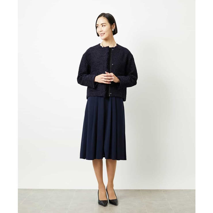 [セットアップ対応]ファンシーツイードショートジャケット | MICHEL KLEIN | 詳細画像32 