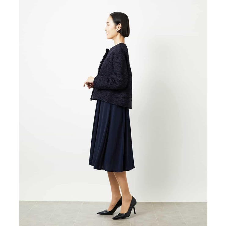 [セットアップ対応]ファンシーツイードショートジャケット | MICHEL KLEIN | 詳細画像33 