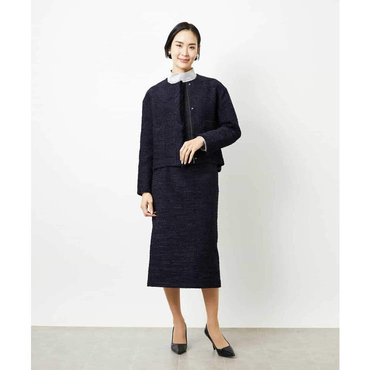 [セットアップ対応]ファンシーツイードショートジャケット | MICHEL KLEIN | 詳細画像37 