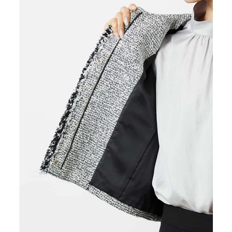 [セットアップ対応]ファンシーツイードショートジャケット | MICHEL KLEIN | 詳細画像43 