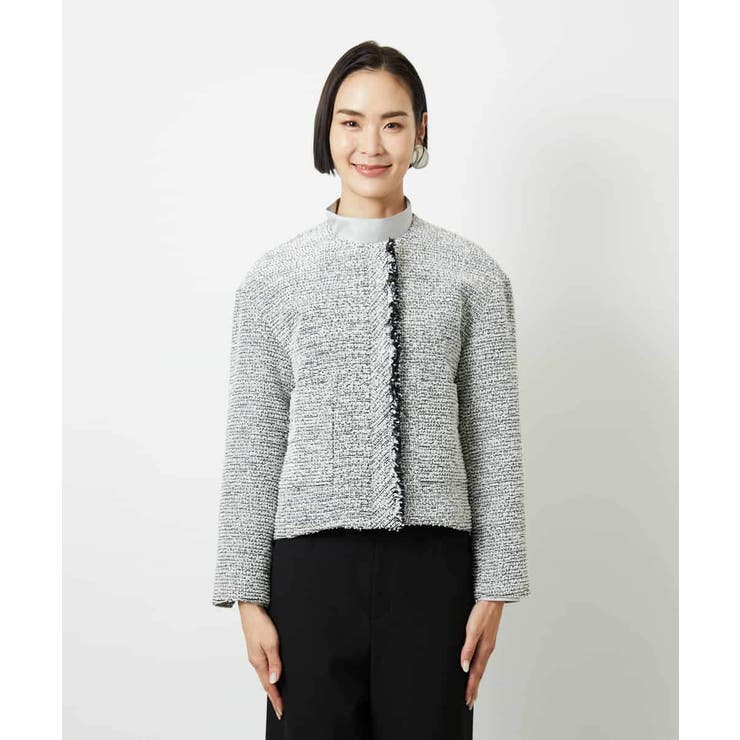 [セットアップ対応]ファンシーツイードショートジャケット | MICHEL KLEIN | 詳細画像44 