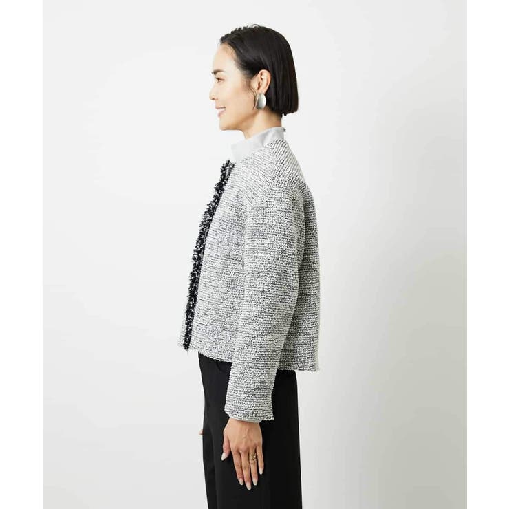 [セットアップ対応]ファンシーツイードショートジャケット | MICHEL KLEIN | 詳細画像45 