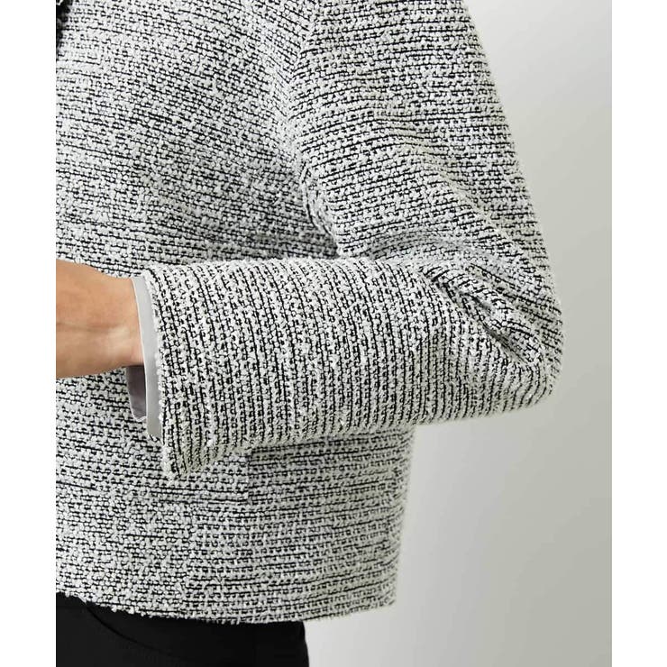 [セットアップ対応]ファンシーツイードショートジャケット | MICHEL KLEIN | 詳細画像48 