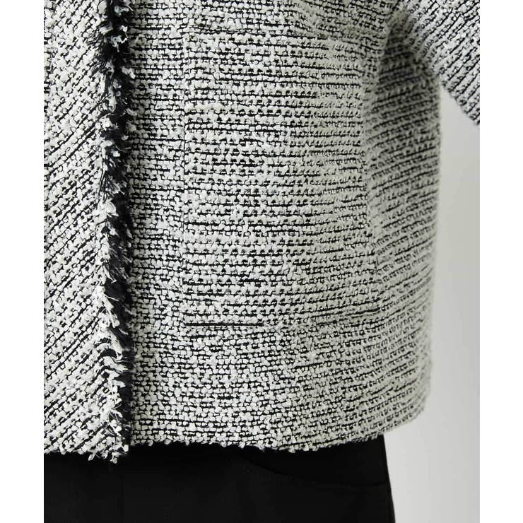 [セットアップ対応]ファンシーツイードショートジャケット | MICHEL KLEIN | 詳細画像49 