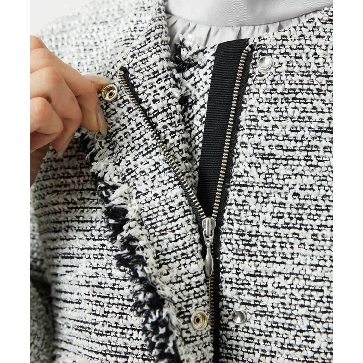 [セットアップ対応]ファンシーツイードショートジャケット | MICHEL KLEIN | 詳細画像51 