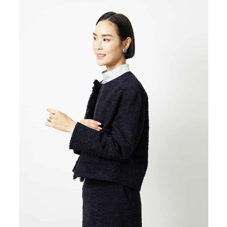 [セットアップ対応]ファンシーツイードショートジャケット | MICHEL KLEIN | 詳細画像56 