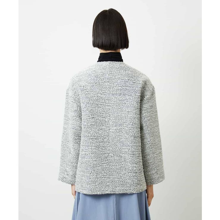 [セットアップ対応]ファンシーツイードロングジャケット | MICHEL KLEIN | 詳細画像24 