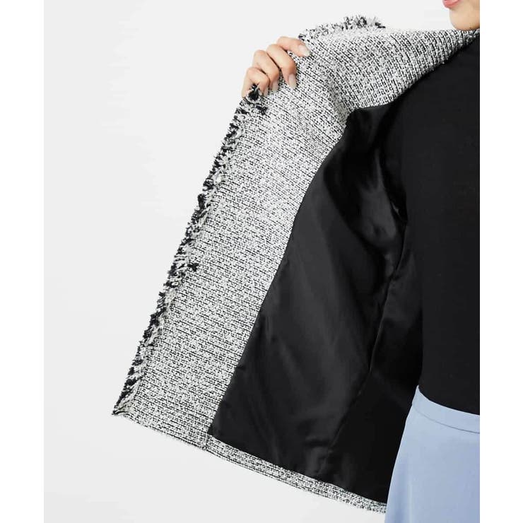 [セットアップ対応]ファンシーツイードロングジャケット | MICHEL KLEIN | 詳細画像30 