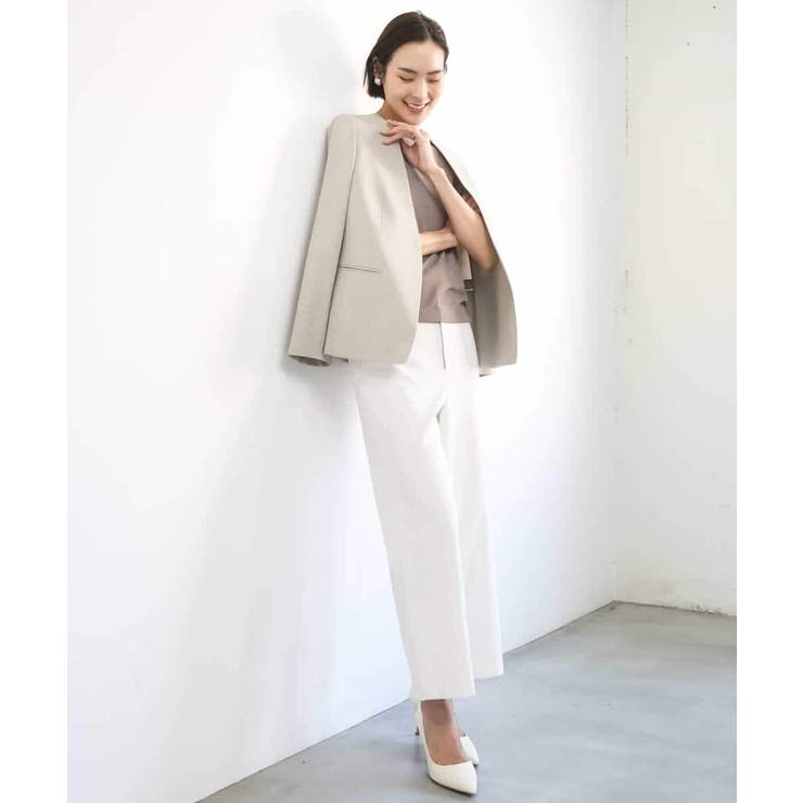 [セットアップ対応]ツイードライク ノーカラージャケット | MICHEL KLEIN | 詳細画像10 