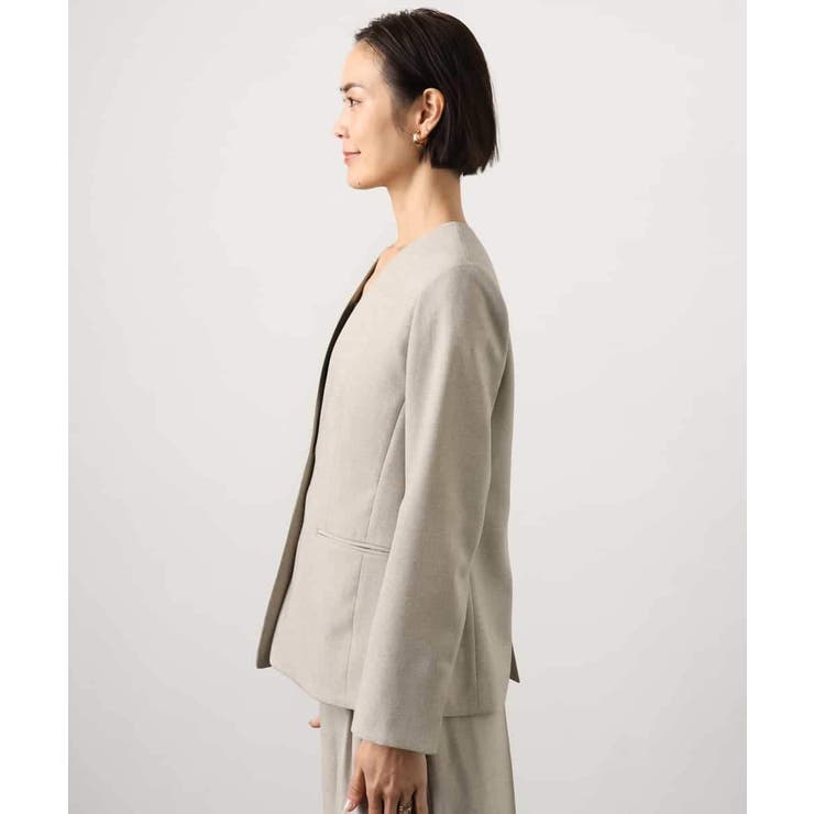 [セットアップ対応]ツイードライク ノーカラージャケット | MICHEL KLEIN | 詳細画像16 