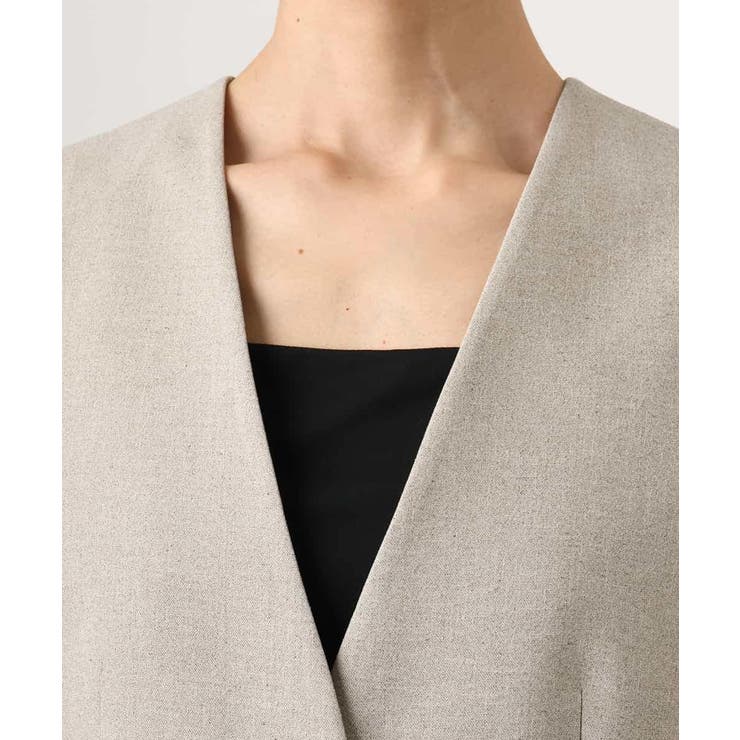 [セットアップ対応]ツイードライク ノーカラージャケット | MICHEL KLEIN | 詳細画像18 