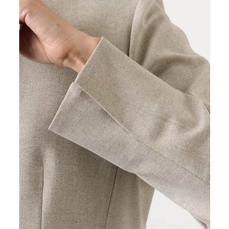 [セットアップ対応]ツイードライク ノーカラージャケット | MICHEL KLEIN | 詳細画像20 