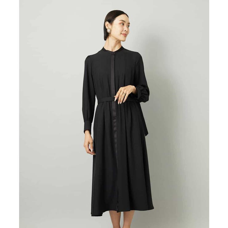 ノーカラーフレアーワンピース | MICHEL KLEIN | 詳細画像2 